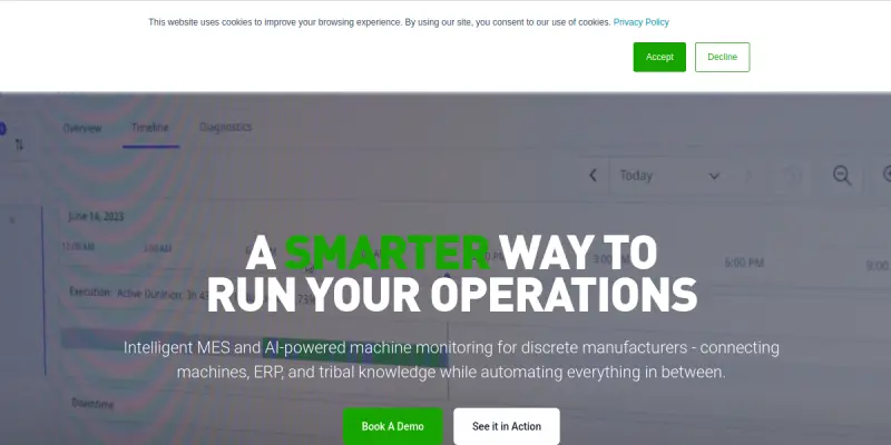 MachineMetrics AI screenshot