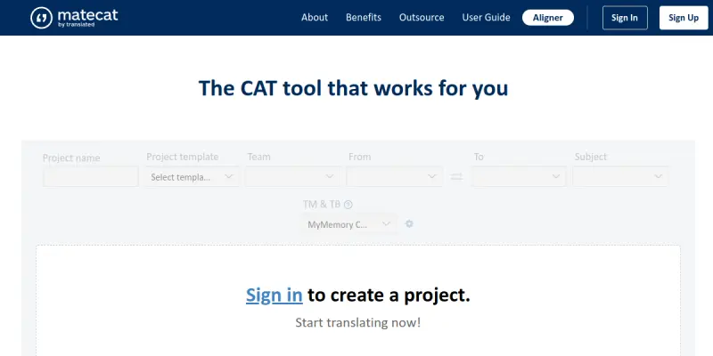 MateCat AI screenshot