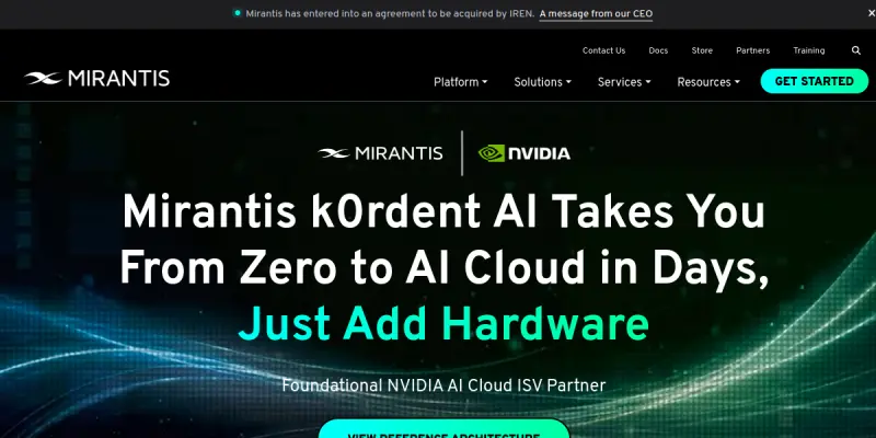 Mirantis AI screenshot
