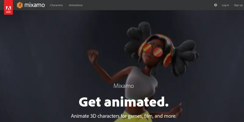Mixamo screenshot