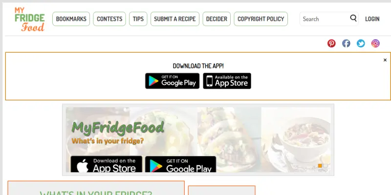 MyFridgeFood AI screenshot