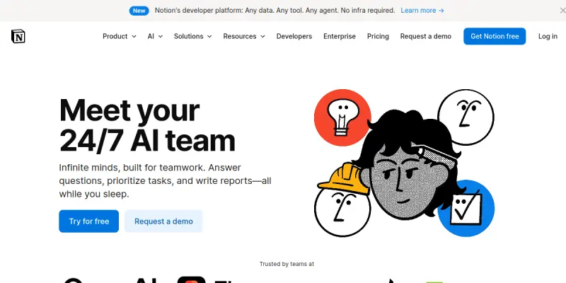 Notion AI screenshot