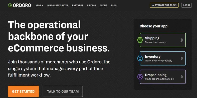 Ordoro AI screenshot