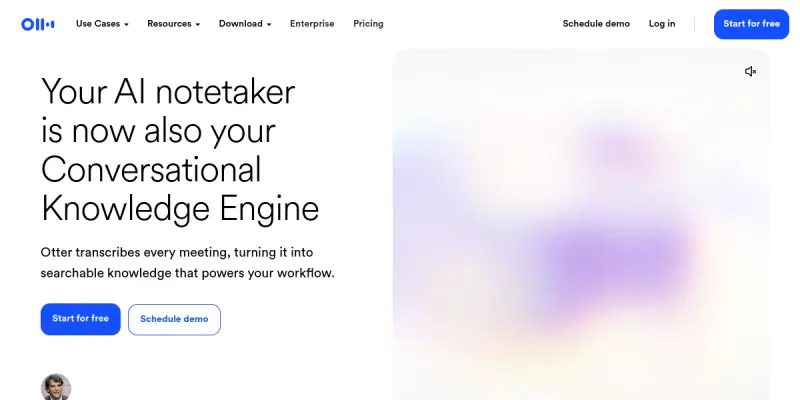 Otter.ai screenshot