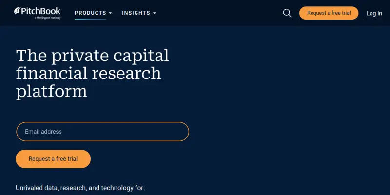 PitchBook AI screenshot