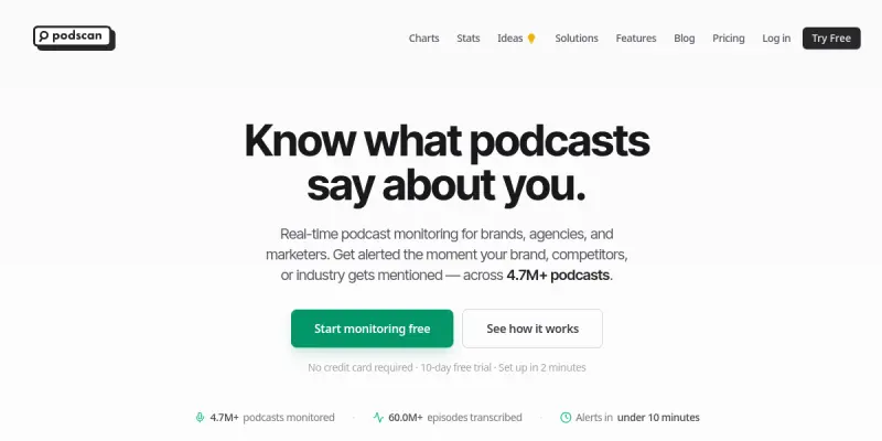 Podscan AI screenshot