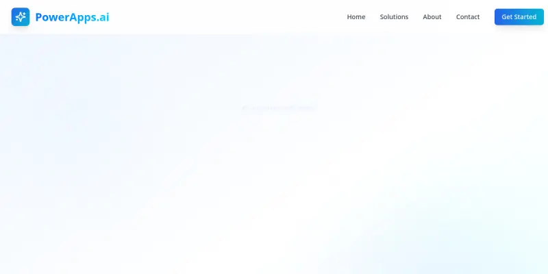 Power Apps AI screenshot