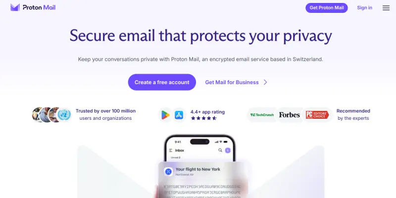 ProtonMail AI screenshot