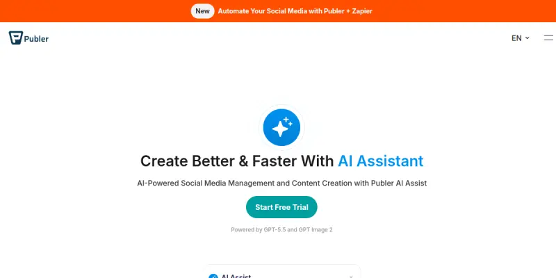 Publer AI screenshot