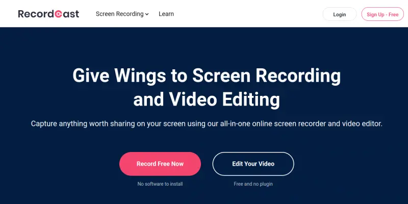 RecordCast AI screenshot