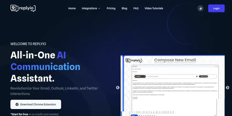 Reply.io AI screenshot