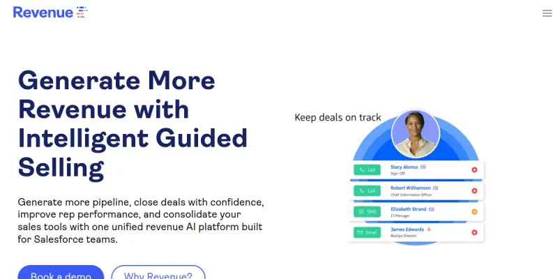Revenue.io AI screenshot