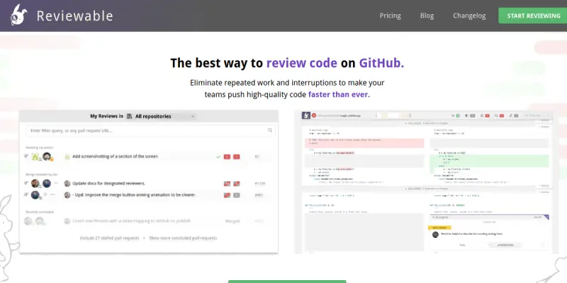 Reviewable AI screenshot