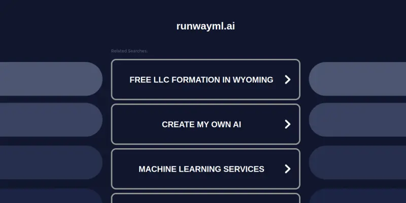 Runway ML screenshot