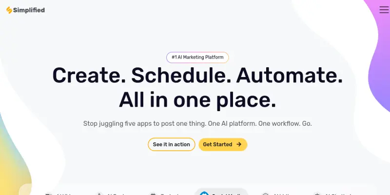 Simplified screenshot