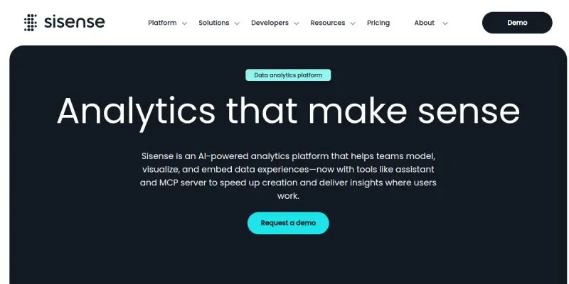 Sisense AI screenshot