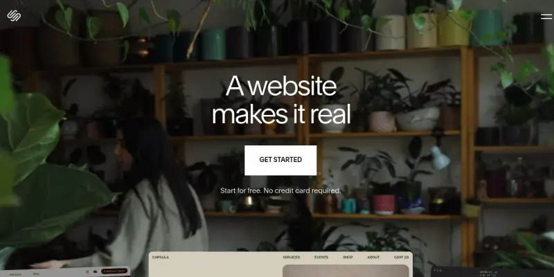 Squarespace AI screenshot