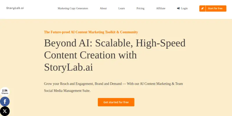 StoryLab AI screenshot