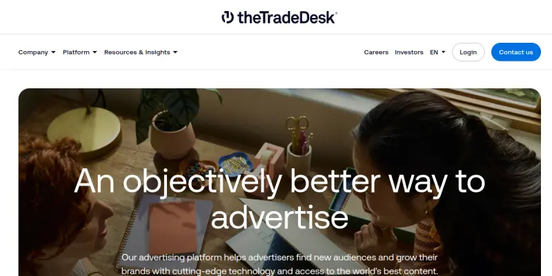 The Trade Desk AI screenshot