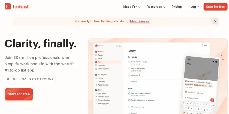 Todoist AI screenshot