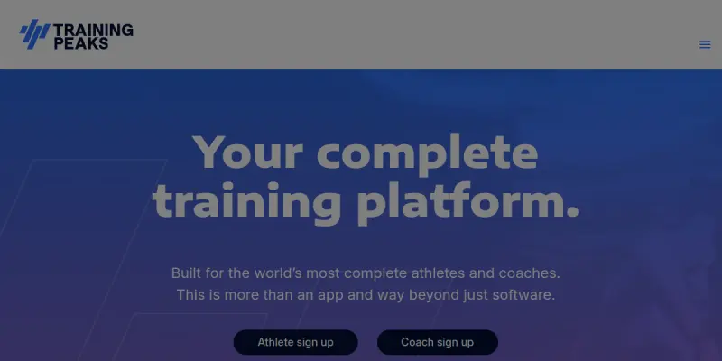 TrainingPeaks AI screenshot