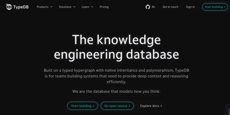TypeDB AI screenshot