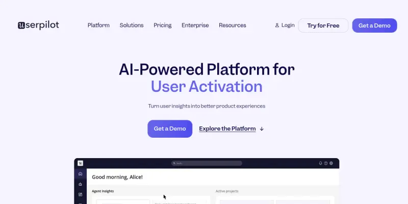 Userpilot AI screenshot