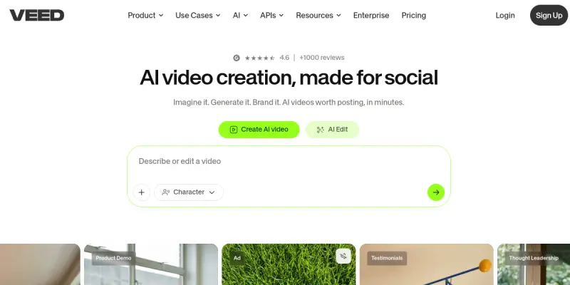 Veed.io screenshot