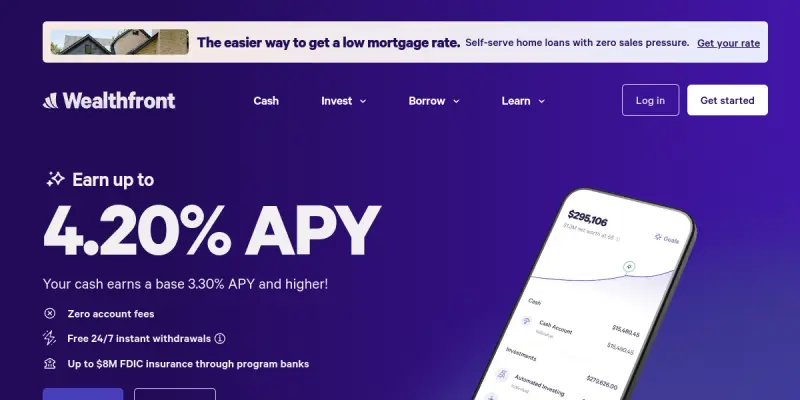 Wealthfront AI screenshot