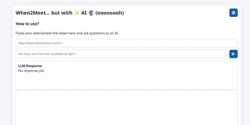 When2meet AI screenshot
