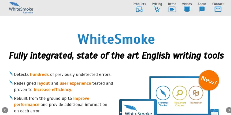 WhiteSmoke screenshot