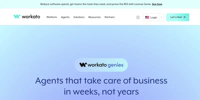Workato AI screenshot