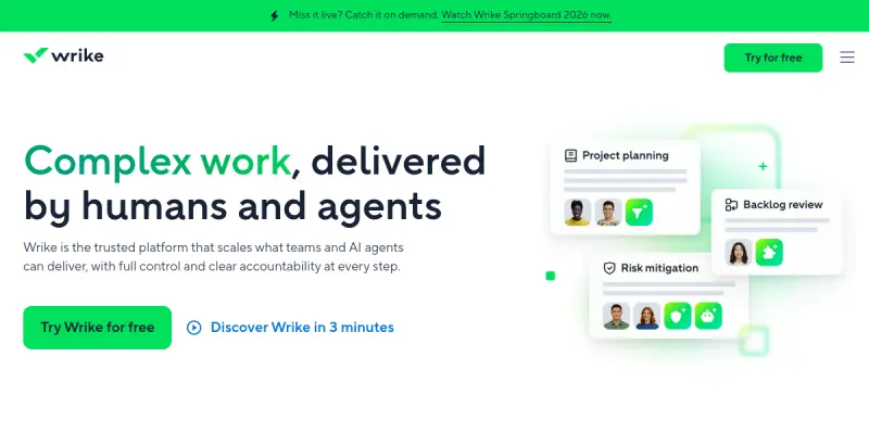 Wrike AI screenshot