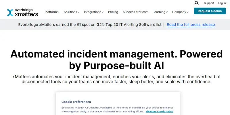 xMatters AI screenshot