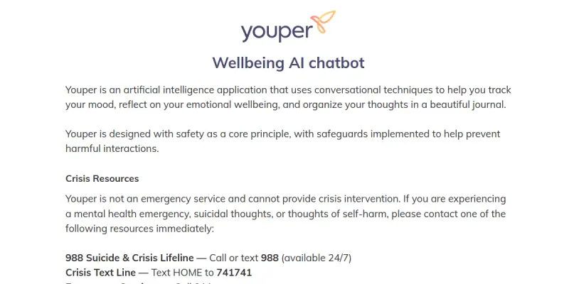 Youper AI screenshot