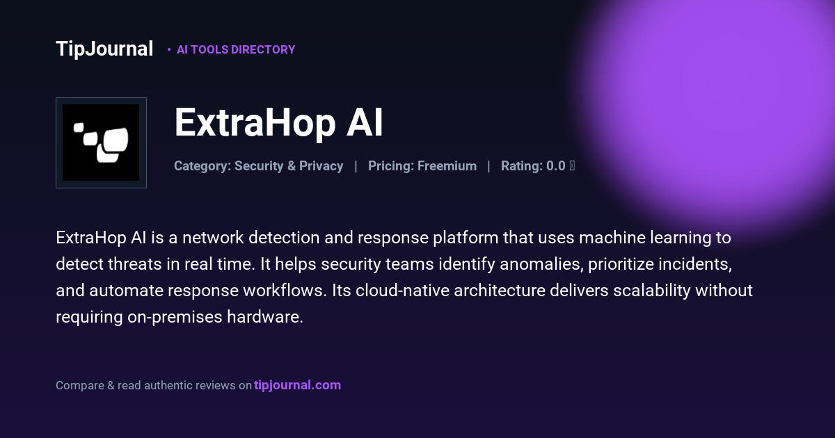 ExtraHop AI — Modern NDR for the Modern Enterprise — ExtraHop | Pricing ...